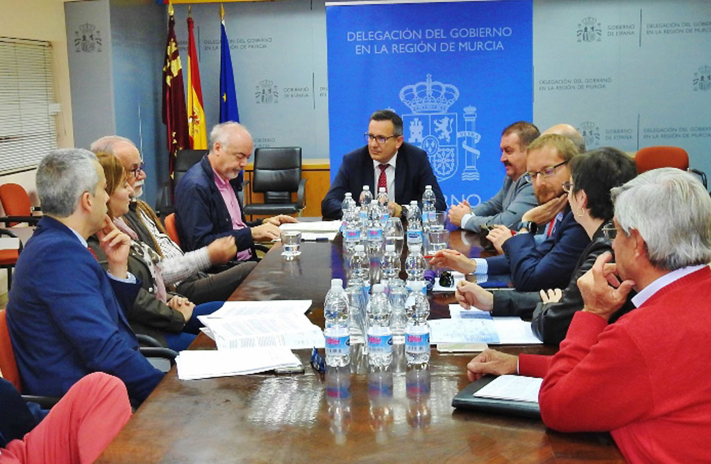 El Delegado del Gobierno, Diego Conesa, muestra su apoyo a la Plataforma de Afectados de la Lnea de Alta Tensin de Totana y Aledo No a la Lnea